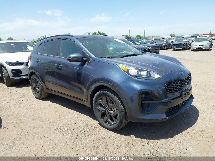 2022 Kia Sportage Nightfall Edition VIN: KNDP63AC1N7954679 Lot: 39685594