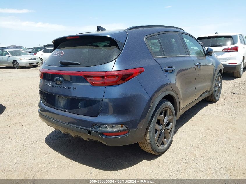 2022 Kia Sportage Nightfall Edition VIN: KNDP63AC1N7954679 Lot: 39685594