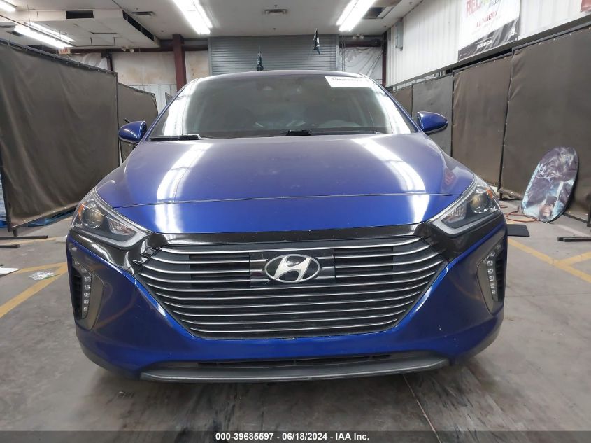 2019 Hyundai Ioniq Hybrid Limited VIN: KMHC85LC3KU111299 Lot: 39685597