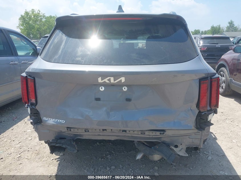 2023 Kia Sorento S VIN: 5XYRL4LC0PG238608 Lot: 39685617