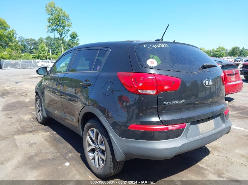 2015 Kia Sportage Lx VIN: KNDPBCAC9F7711330 Lot: 39685631