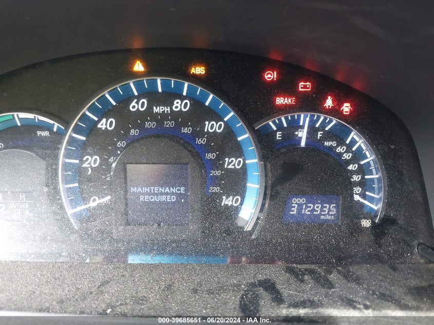 2013 Toyota Camry Hybrid Le VIN: 4T1BD1FK4DU074284 Lot: 39685651