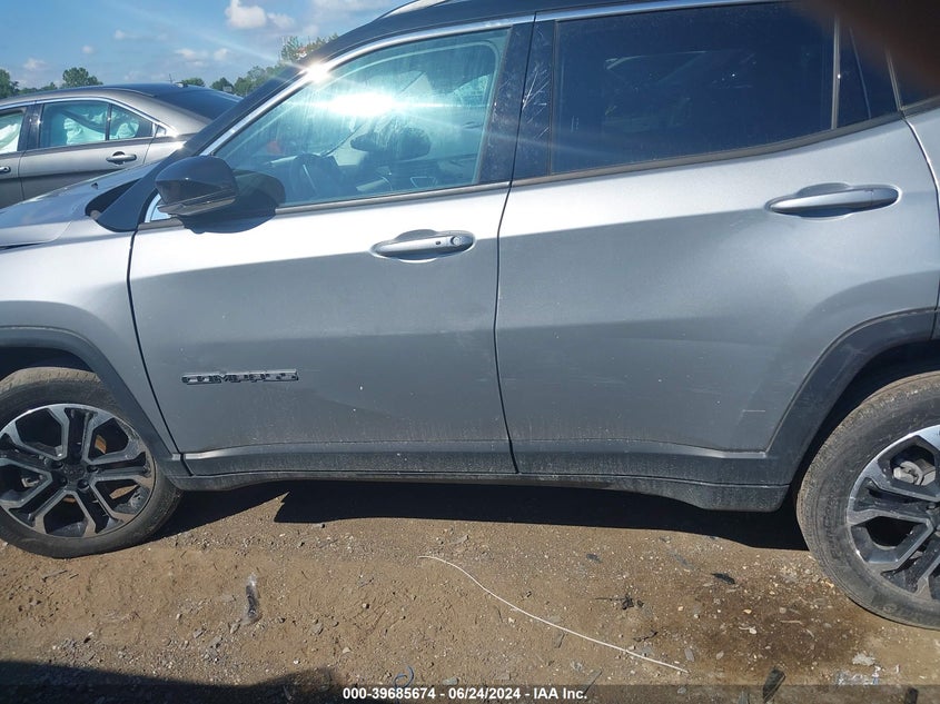 VIN 3C4NJDCB2NT184035 2022 JEEP COMPASS LIMITED 4X4