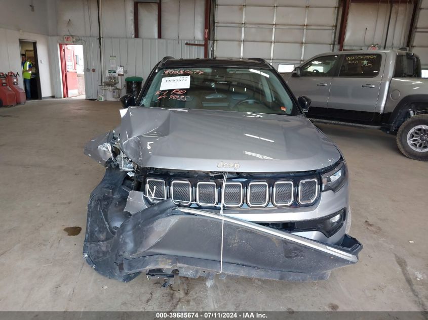 2022 Jeep Compass Limited 4X4 VIN: 3C4NJDCB2NT184035 Lot: 39685674