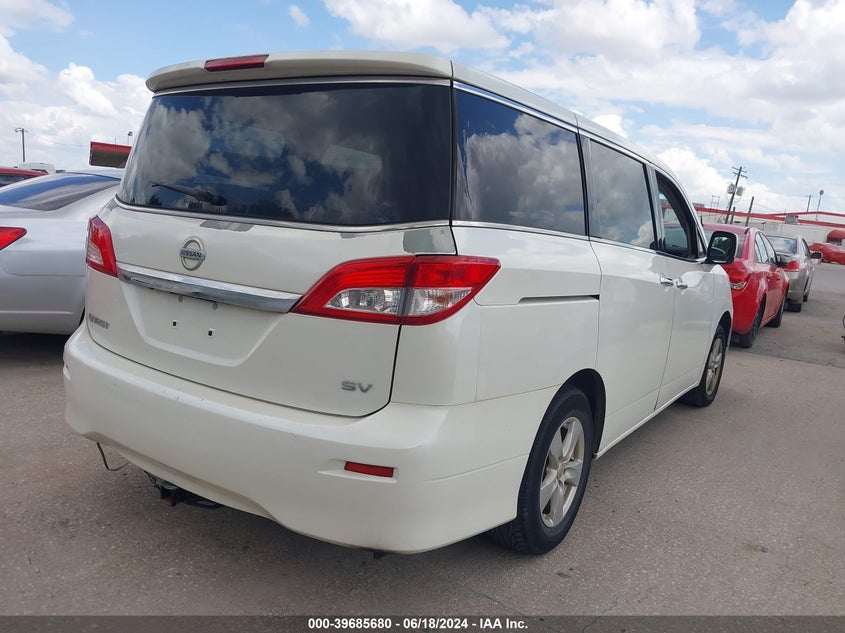 2014 Nissan Quest Le/S/Sl/Sv VIN: JN8AE2KP2E9100703 Lot: 39685680