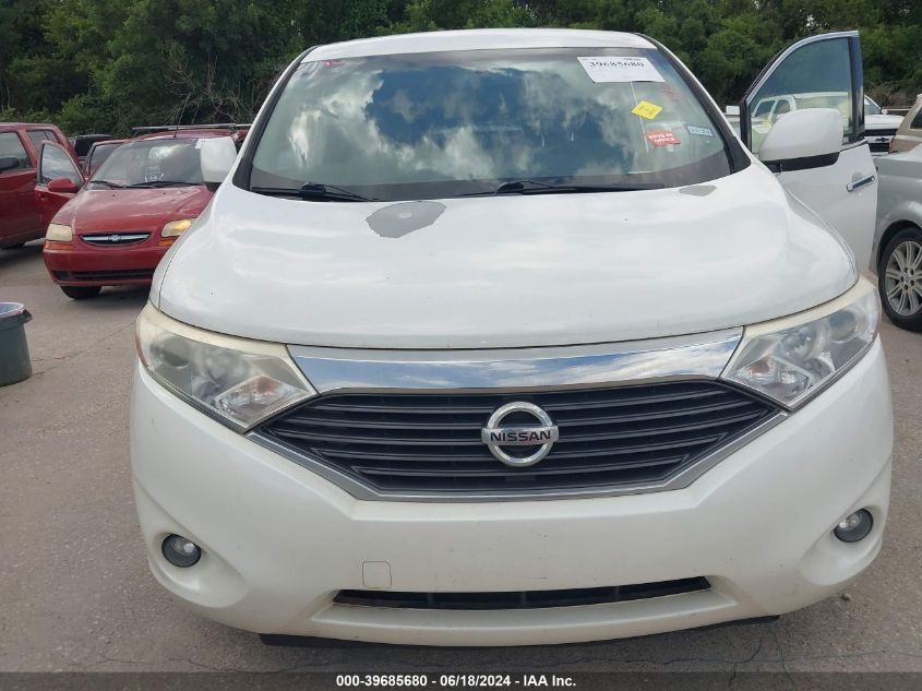 2014 Nissan Quest Le/S/Sl/Sv VIN: JN8AE2KP2E9100703 Lot: 39685680