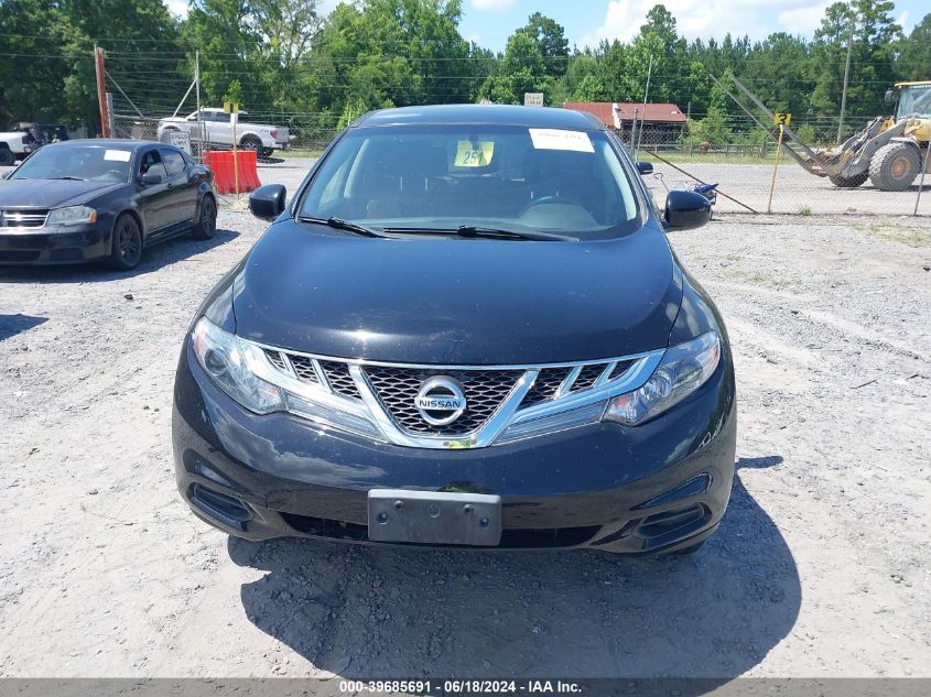 2013 Nissan Murano S VIN: JN8AZ1MU0DW211316 Lot: 39685691