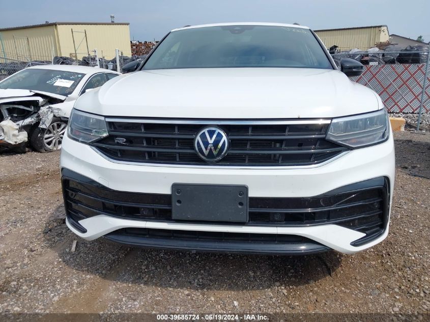 2022 Volkswagen Tiguan 2.0T Se R-Line Black VIN: 3VVCB7AX5NM034033 Lot: 39685724