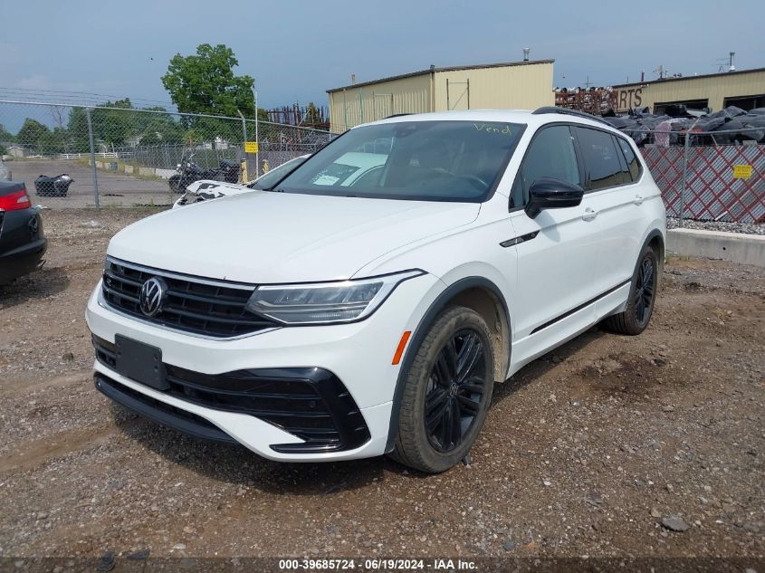 2022 Volkswagen Tiguan 2.0T Se R-Line Black VIN: 3VVCB7AX5NM034033 Lot: 39685724