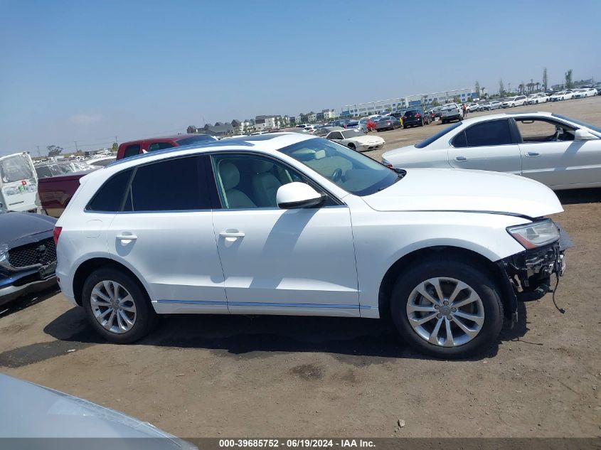 2013 Audi Q5 2.0T Premium VIN: WA1CFAFP0DA045052 Lot: 39685752