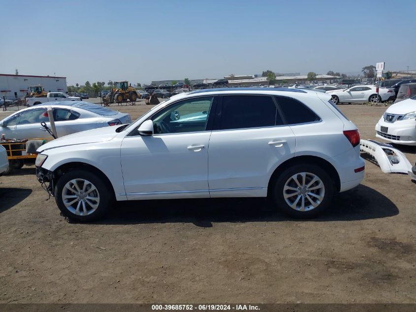 2013 Audi Q5 2.0T Premium VIN: WA1CFAFP0DA045052 Lot: 39685752