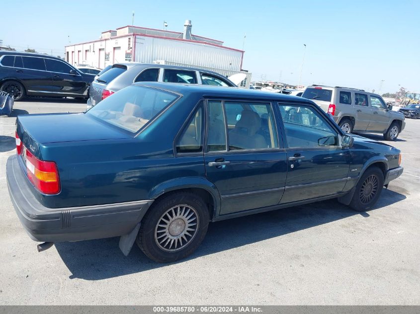 1993 Volvo 940 VIN: YV1JS8316P1103665 Lot: 39685780