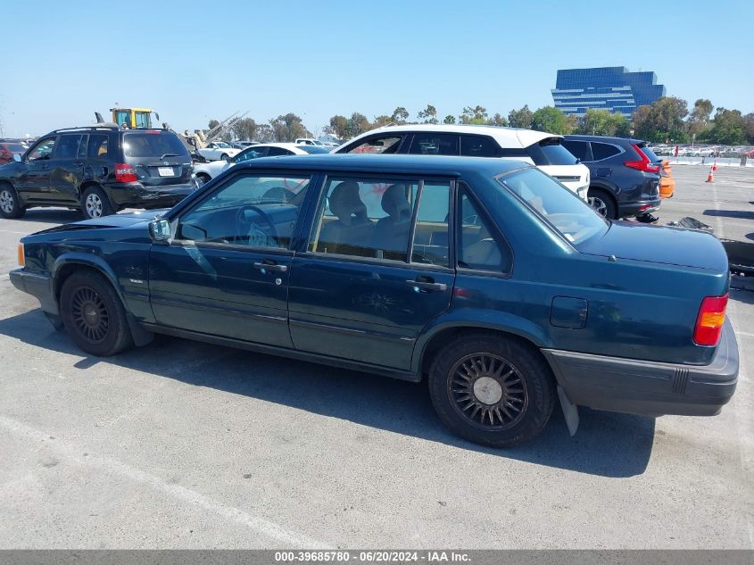 1993 Volvo 940 VIN: YV1JS8316P1103665 Lot: 39685780