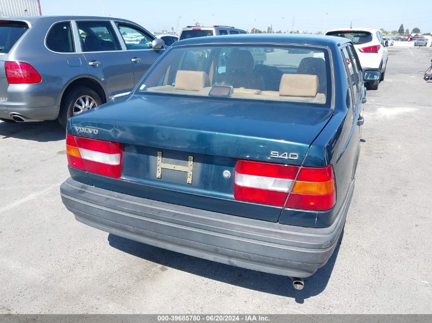 1993 Volvo 940 VIN: YV1JS8316P1103665 Lot: 39685780