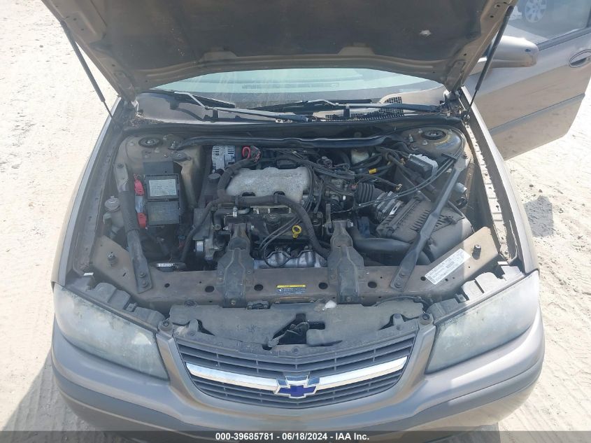 2003 Chevrolet Impala VIN: 2G1WF52E339103981 Lot: 39685781