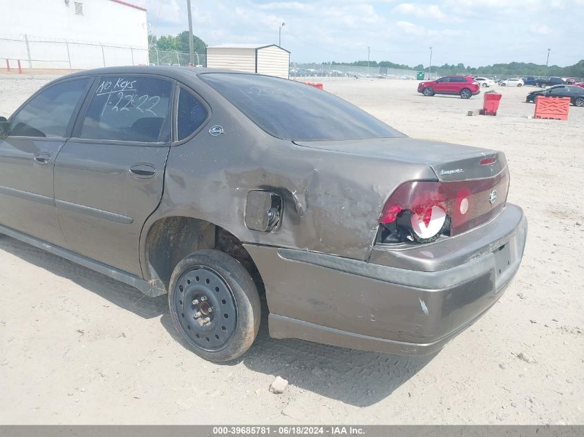 2003 Chevrolet Impala VIN: 2G1WF52E339103981 Lot: 39685781