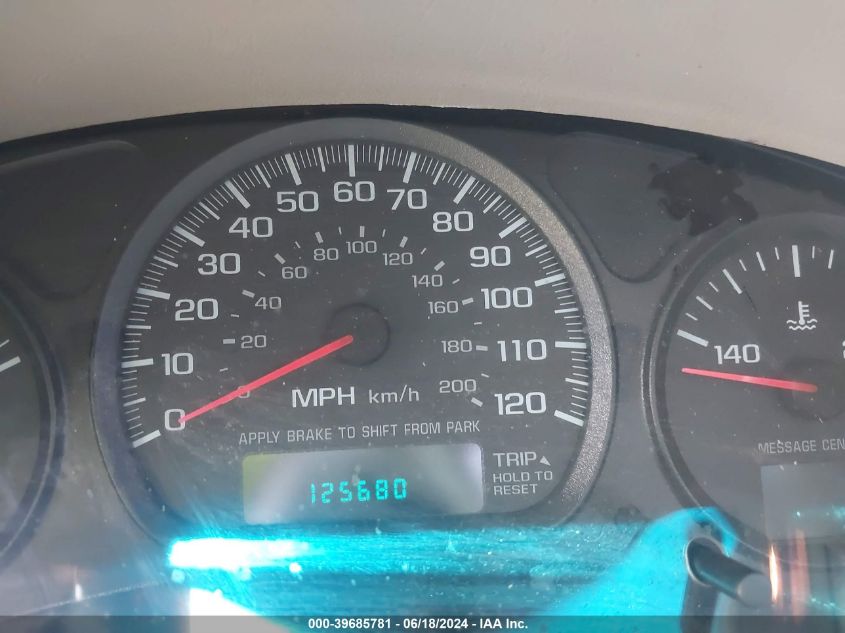 2003 Chevrolet Impala VIN: 2G1WF52E339103981 Lot: 39685781