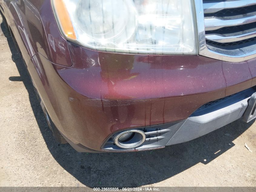 2012 Honda Pilot Ex-L VIN: 5FNYF4H66CB024357 Lot: 39685805