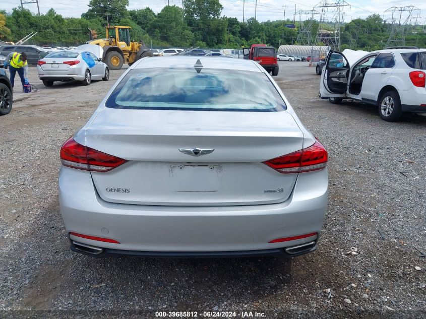 2016 Hyundai Genesis 3.8 VIN: KMHGN4JEXGU141707 Lot: 39685812