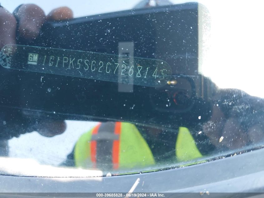 2012 Chevrolet Cruze Eco VIN: 1G1PK5SC2C7268145 Lot: 39685828