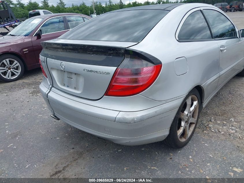 2004 Mercedes-Benz C 230 Kompressor Sport VIN: WDBRN40J44A544055 Lot: 39685829