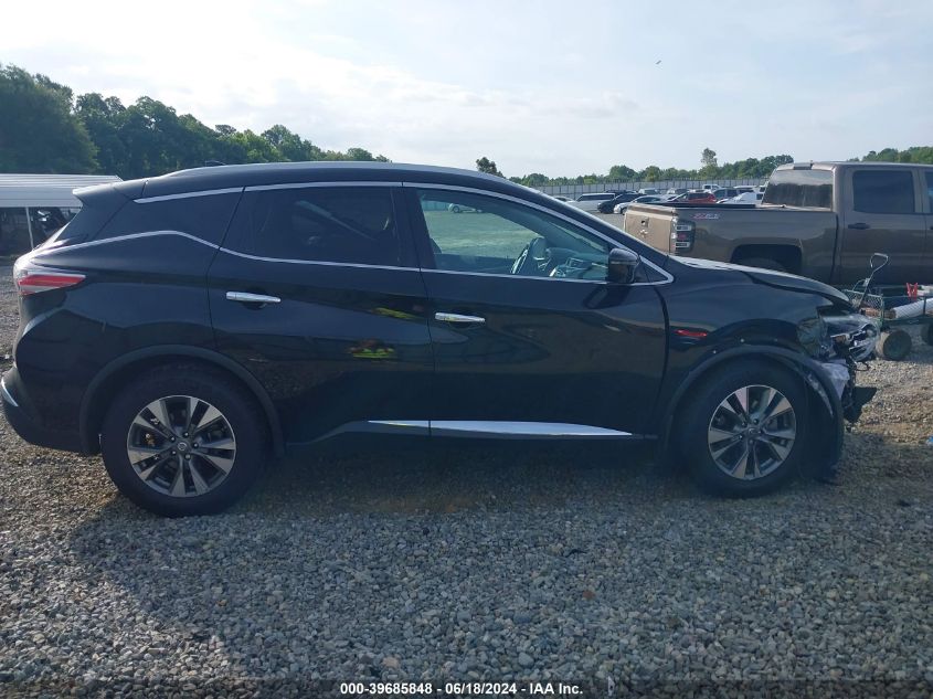 2018 Nissan Murano Sl VIN: 5N1AZ2MG9JN154977 Lot: 39685848