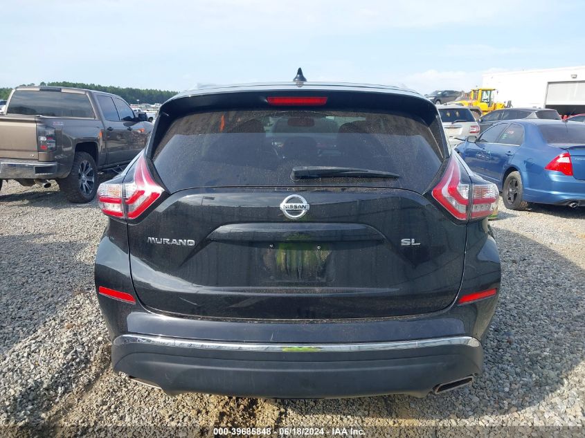 2018 Nissan Murano Sl VIN: 5N1AZ2MG9JN154977 Lot: 39685848