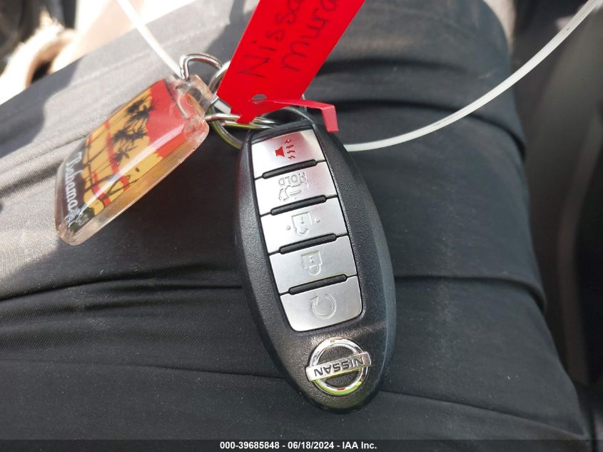 2018 Nissan Murano Sl VIN: 5N1AZ2MG9JN154977 Lot: 39685848