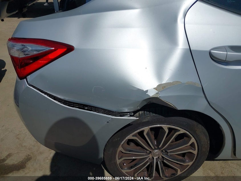 2016 Toyota Corolla S Plus VIN: 5YFBURHE3GP560791 Lot: 39685859