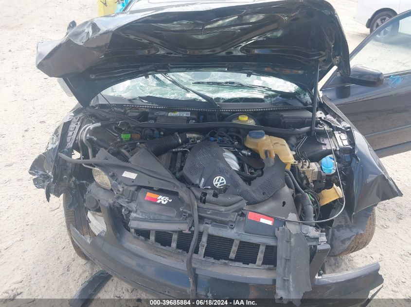 1999 Volkswagen Passat Gls V6 VIN: WVWMD63B5XE417942 Lot: 39685884