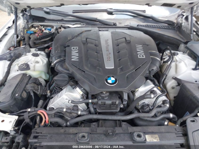 2012 BMW 550I VIN: WBAFR9C56CDV58697 Lot: 39685886