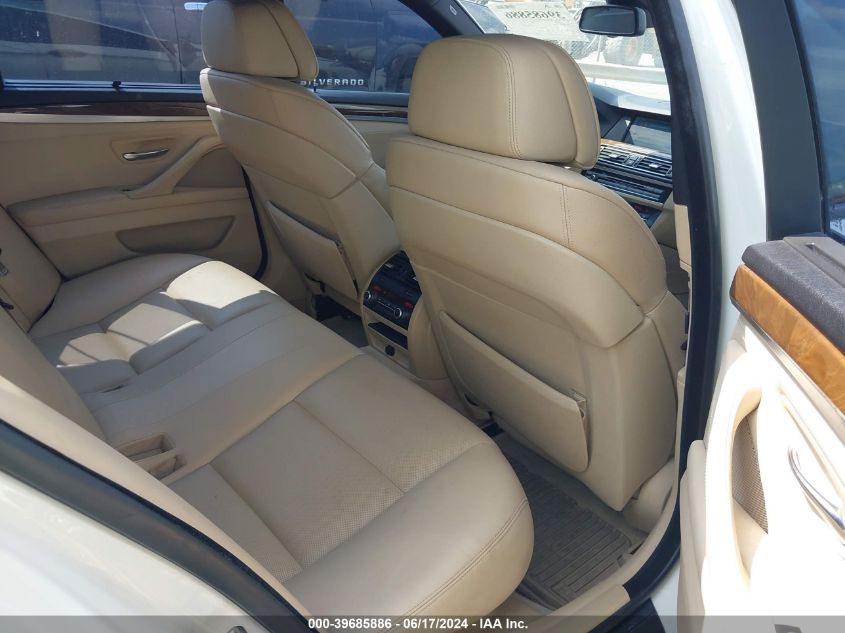 2012 BMW 550I VIN: WBAFR9C56CDV58697 Lot: 39685886