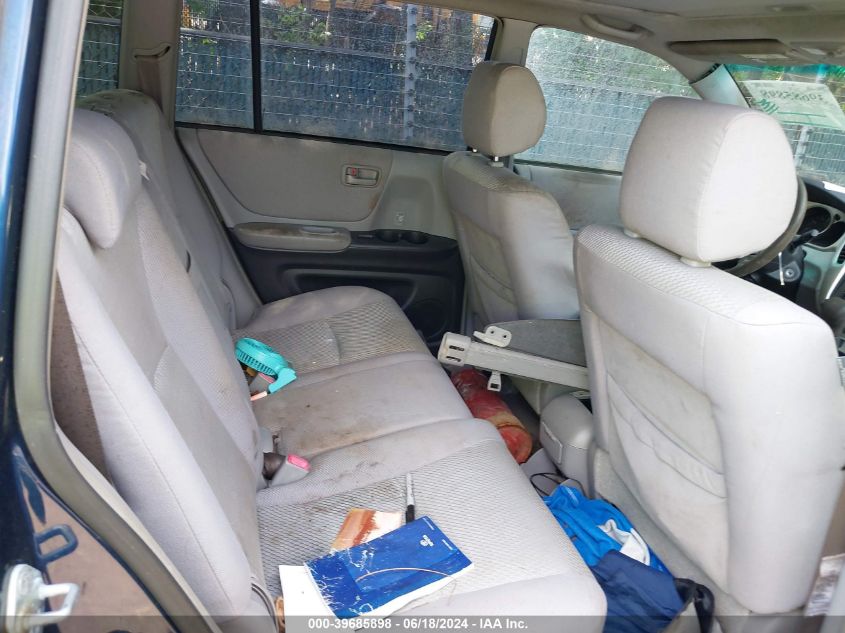 2004 Toyota Highlander V6 VIN: JTEEP21A840051185 Lot: 39685898