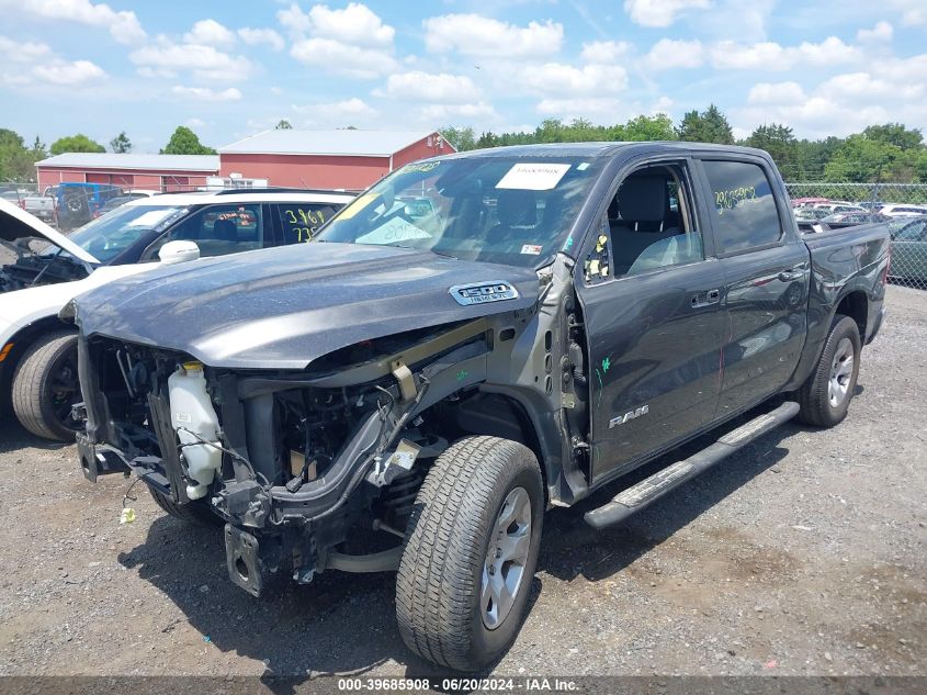 2019 Ram 1500 Big Horn/Lone Star 4X4 5'7 Box VIN: 1C6SRFFT0KN614322 Lot: 39685908