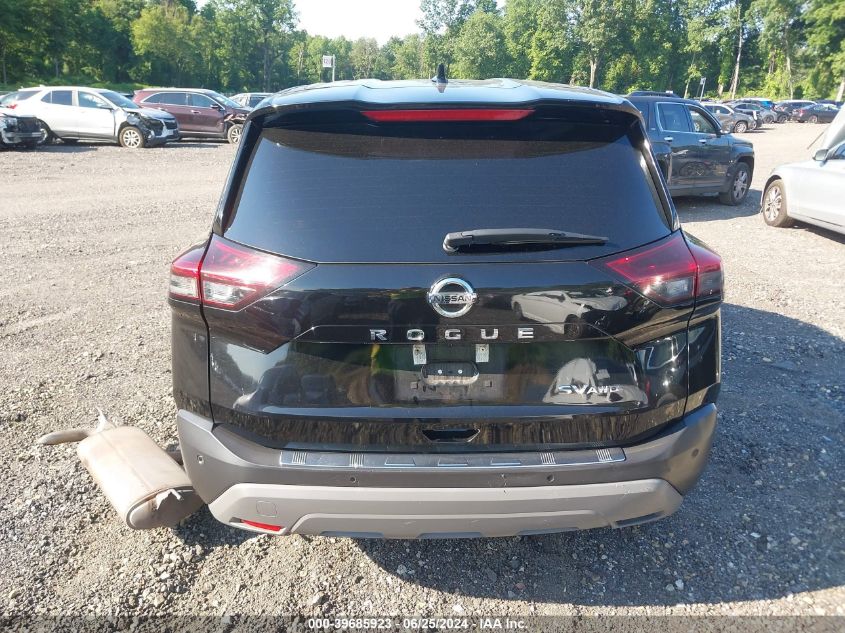 2021 Nissan Rogue Sv Intelligent Awd VIN: 5N1AT3BB9MC795092 Lot: 39685923