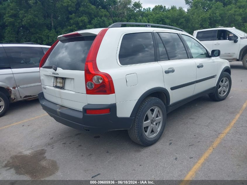 2006 Volvo Xc90 2.5T VIN: YV4CN592X61281997 Lot: 39685936