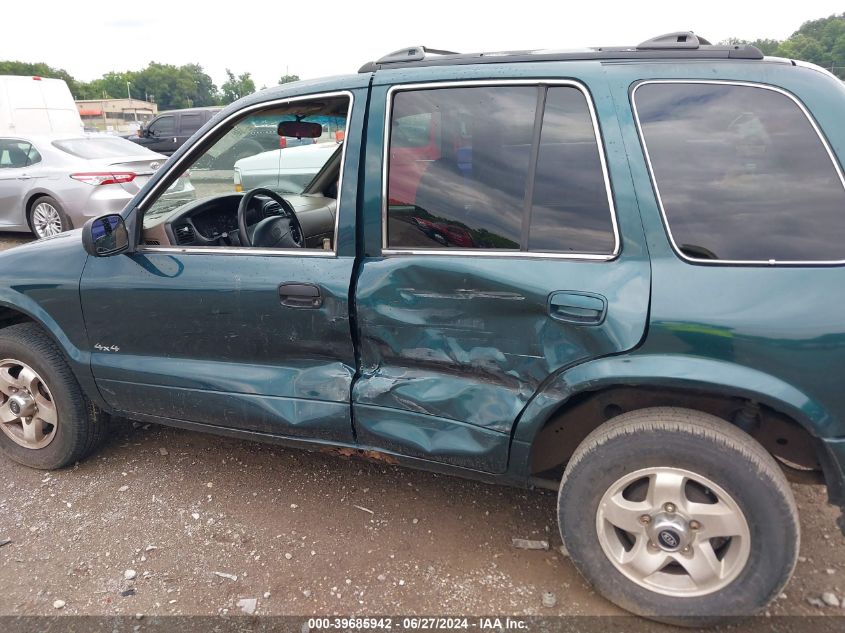 2002 Kia Sportage VIN: KNDJA723425166061 Lot: 39685942