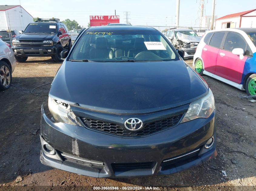 2012 Toyota Camry Se V6 VIN: 4T1BK1FK6CU005844 Lot: 39685946