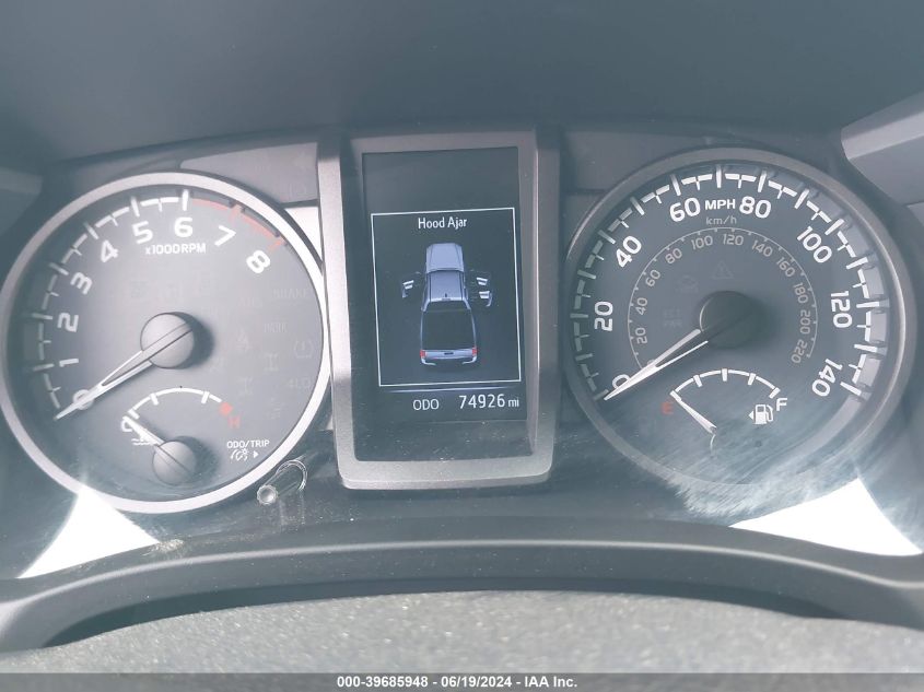 2019 Toyota Tacoma Trd Sport VIN: 3TMCZ5AN0KM204386 Lot: 39685948