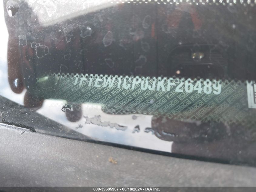 2018 Ford F-150 Xlt VIN: 1FTEW1CP0JKF26489 Lot: 39685967