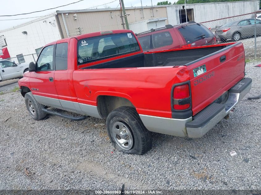 1B7HF13Y5YJ132458 | 2000 DODGE RAM 1500