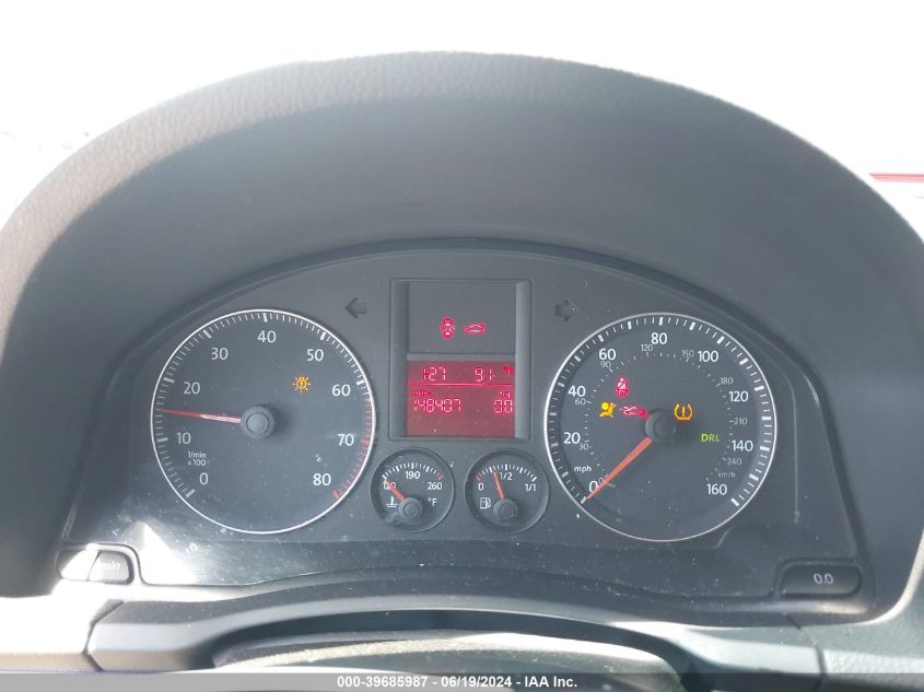 2009 Volkswagen Jetta Se/Sel VIN: 3VWRZ71K39M095196 Lot: 39685987