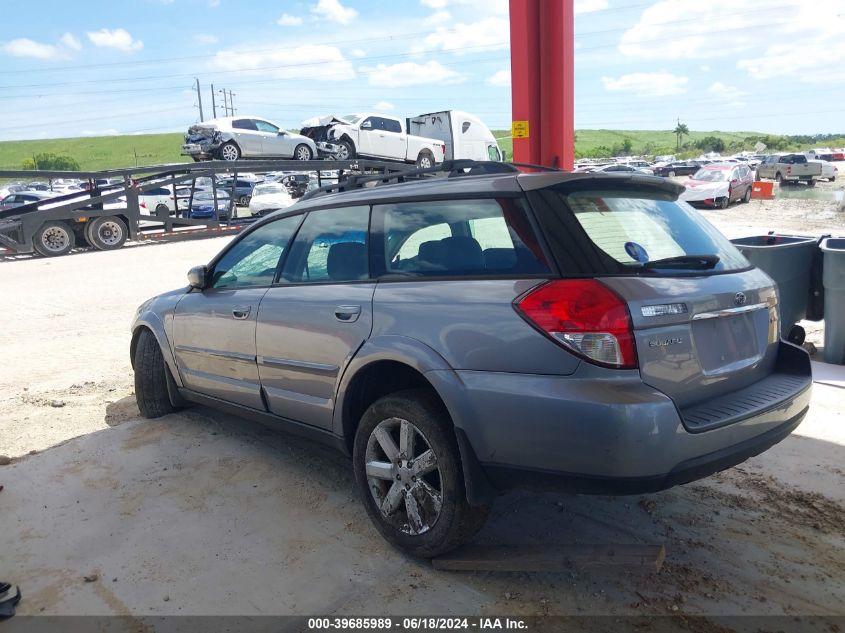 2008 Subaru Outback 2.5I Limited/2.5I Limited L.l. Bean Edition VIN: 4S4BP62C887326688 Lot: 39685989