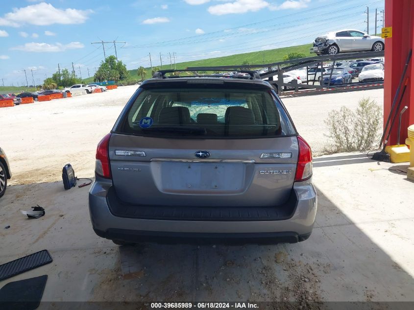 2008 Subaru Outback 2.5I Limited/2.5I Limited L.l. Bean Edition VIN: 4S4BP62C887326688 Lot: 39685989