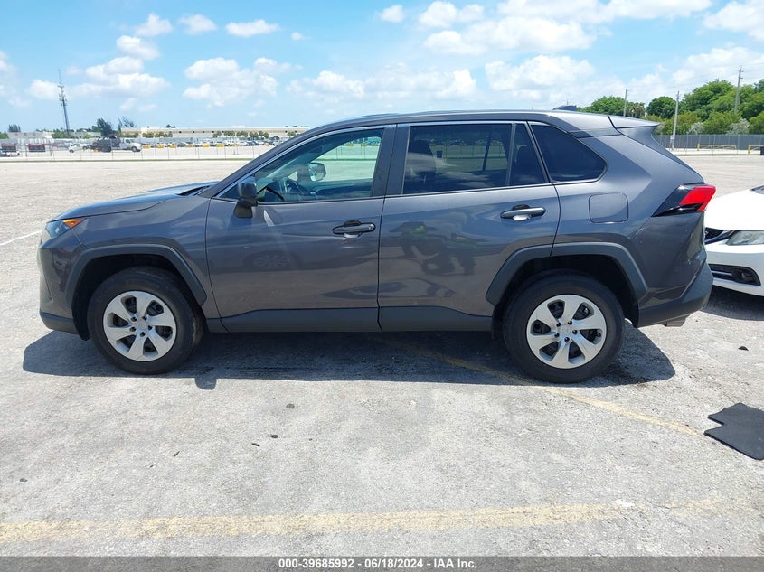 VIN 2T3F1RFV1NW250607 2022 TOYOTA RAV4 LE