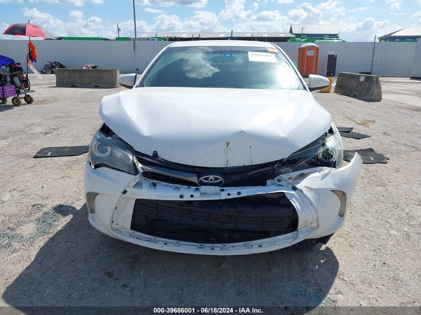 2016 Toyota Camry Se VIN: 4T1BF1FK5GU532588 Lot: 39686001