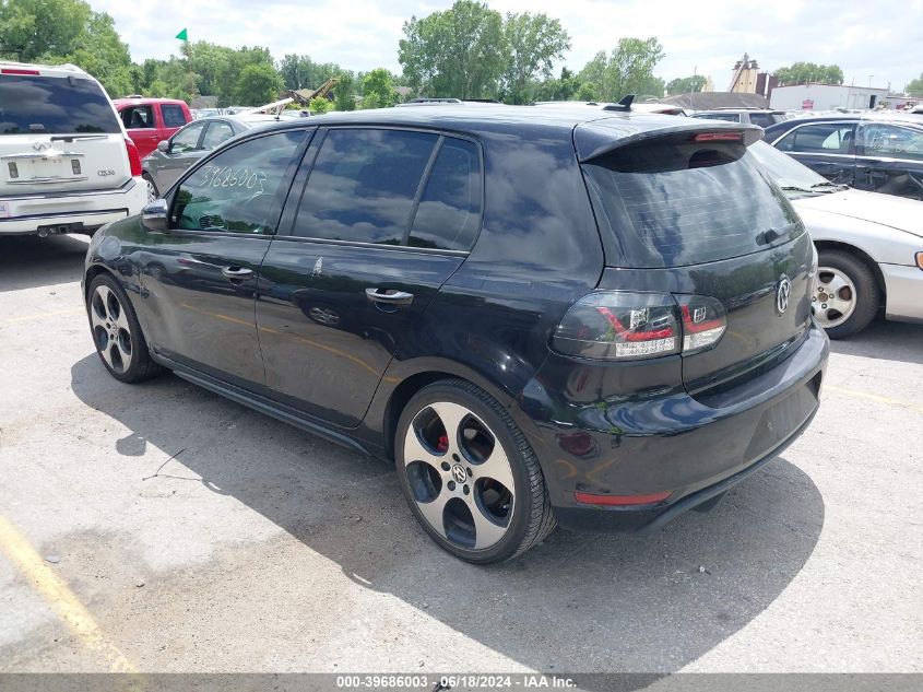 2013 Volkswagen Gti 4-Door VIN: WVWHV7AJ1DW028591 Lot: 39686003