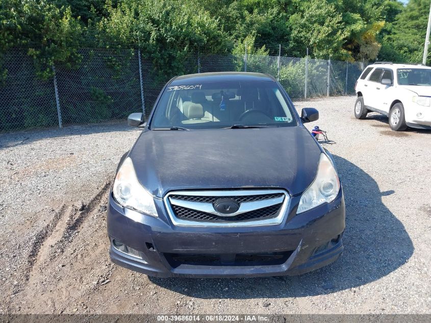 2012 Subaru Legacy 2.5I VIN: 4S3BMBA68C3025176 Lot: 39686014