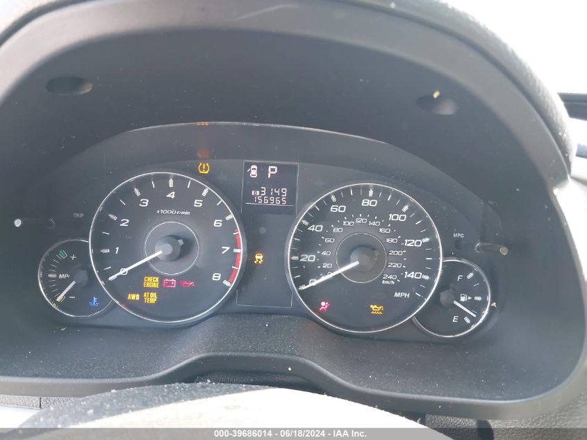 2012 Subaru Legacy 2.5I VIN: 4S3BMBA68C3025176 Lot: 39686014