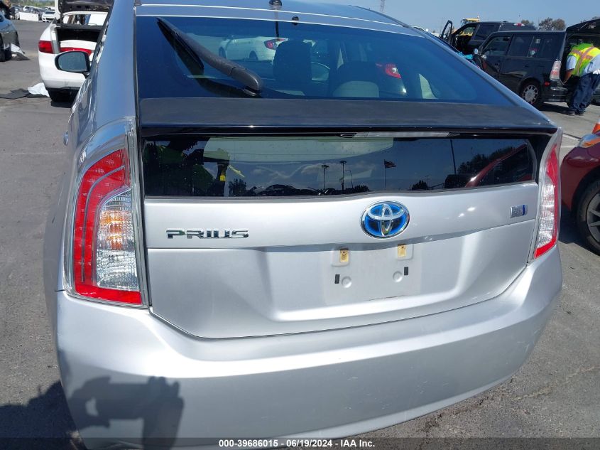 2012 Toyota Prius Two VIN: JTDKN3DUXC5426679 Lot: 39686015